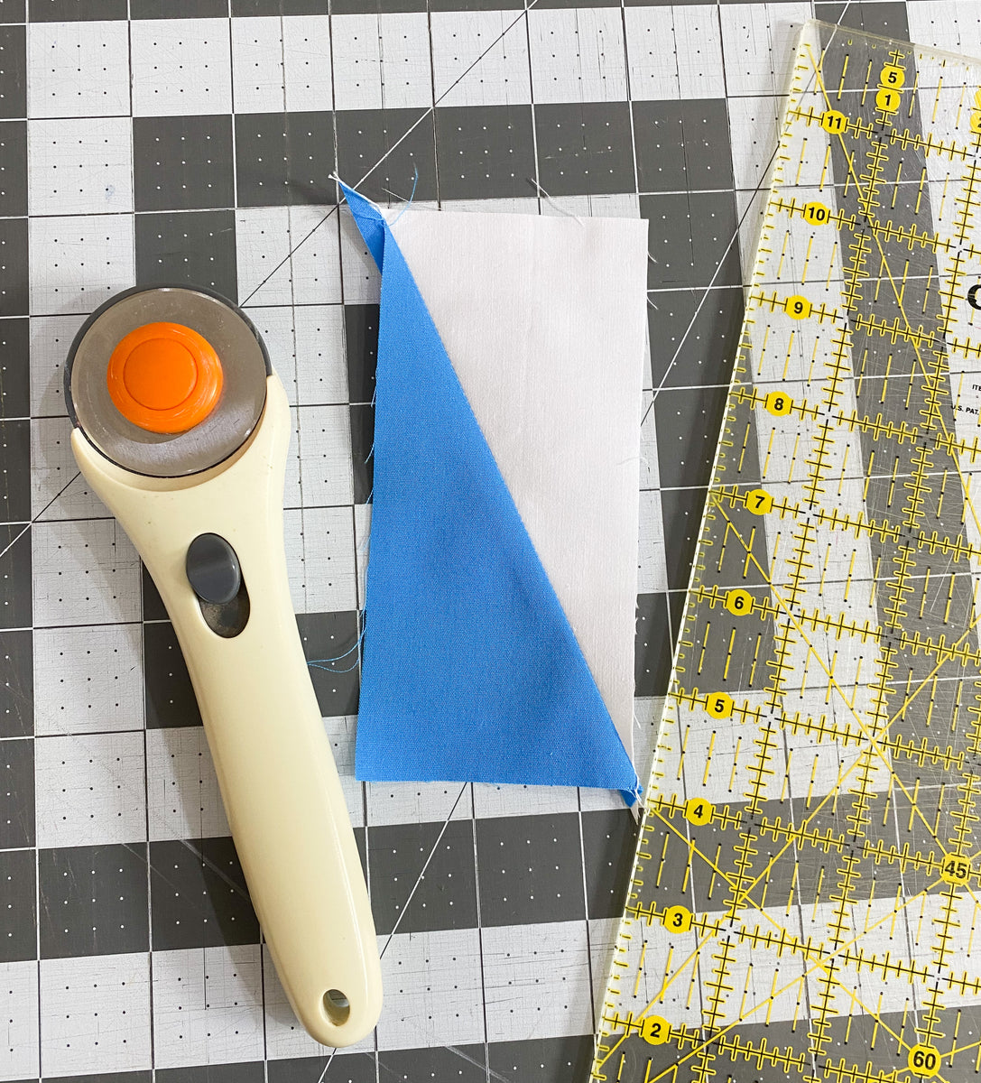 12 Centering and Half Square Triangles Ruler – Cut Sew Quick