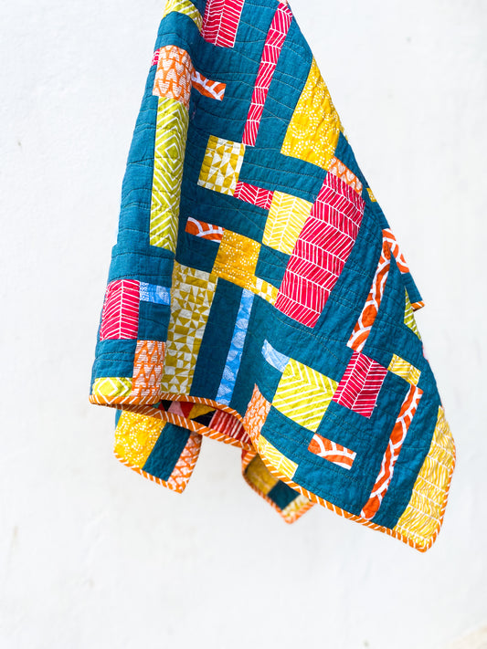 Dark Blue Rebekah Quilt And Why Pressing Is So Important