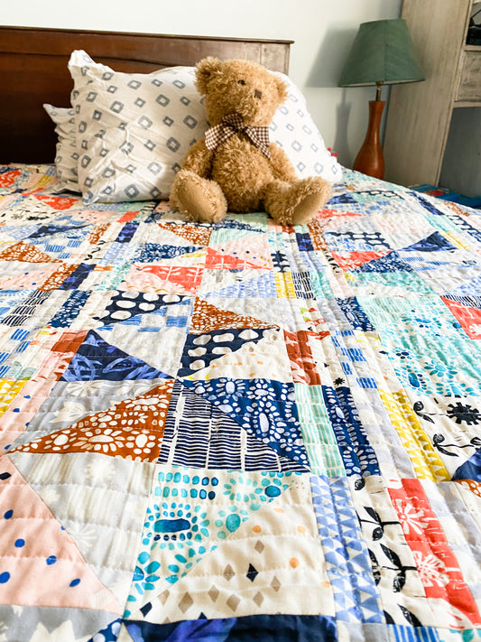 Kailia's Quilt Featuring Original Cotton and Steel