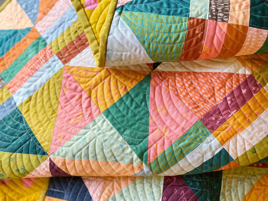Kailia's Quilt With Moonlit by Mona Luna Fabrics