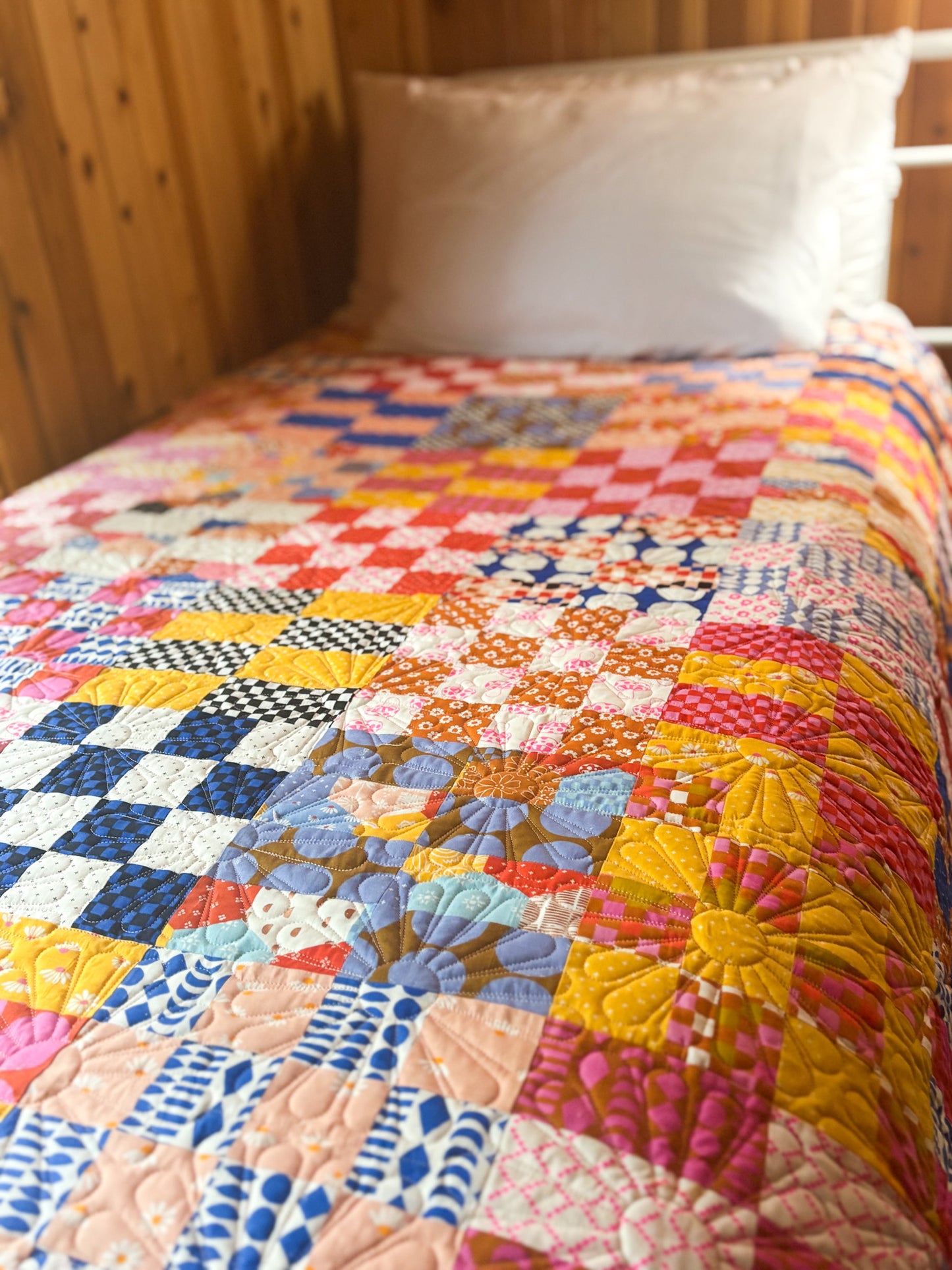 Sunflower Moonbeam Quilt Pattern