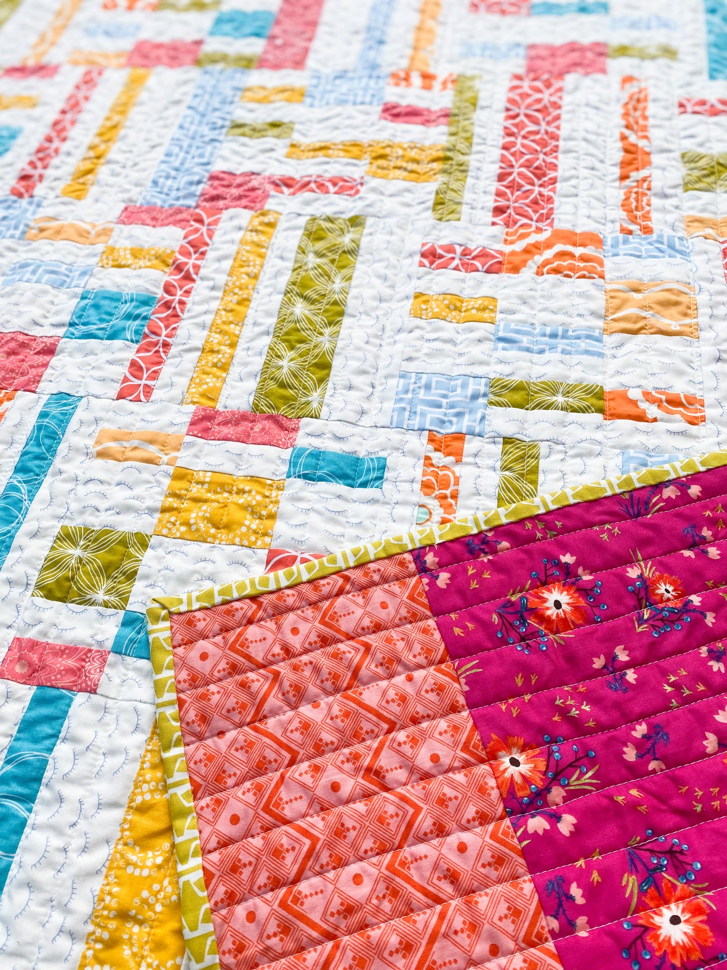 Throw Size Modified Rebekah Quilt