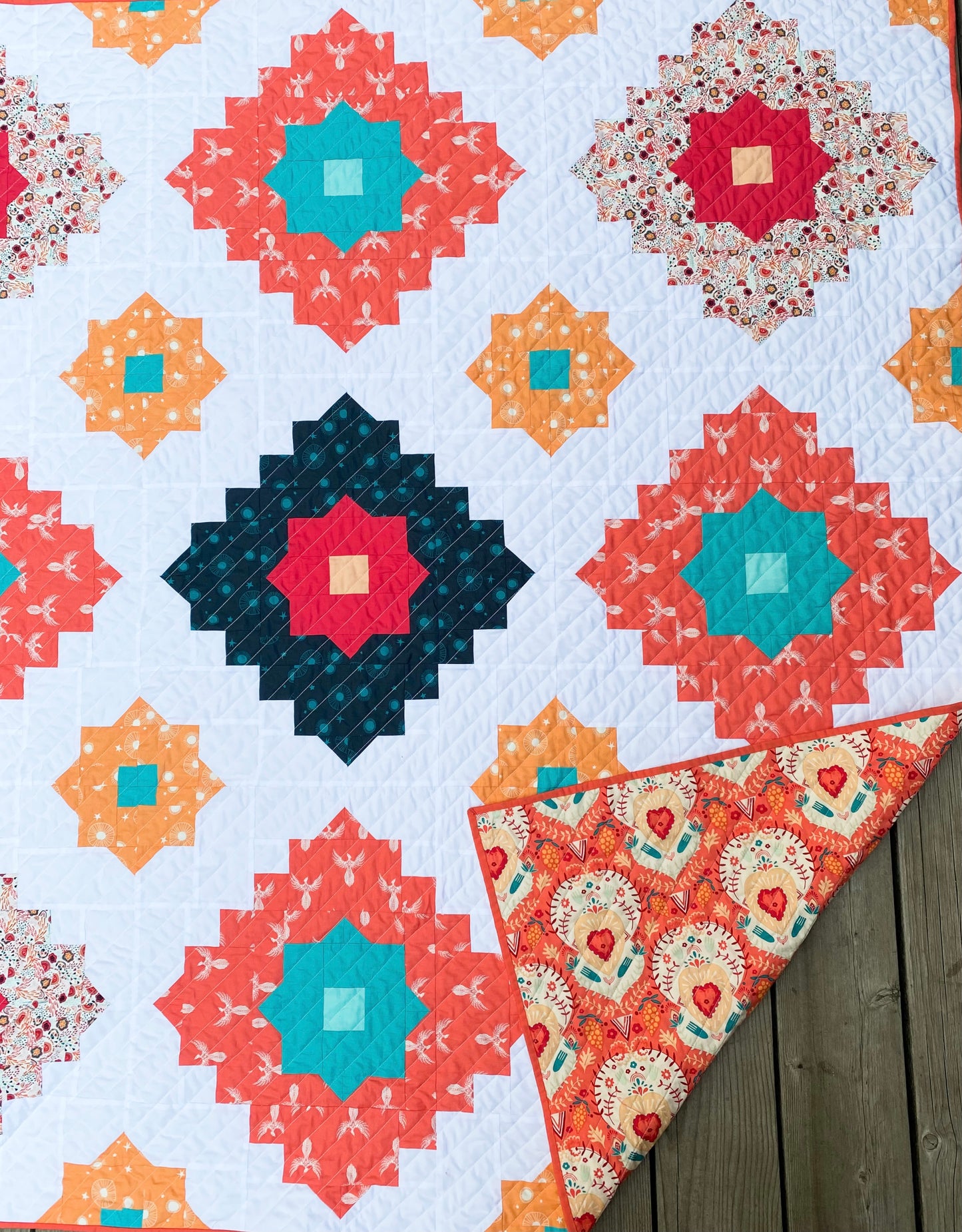 The Taj Throw Size Quilt
