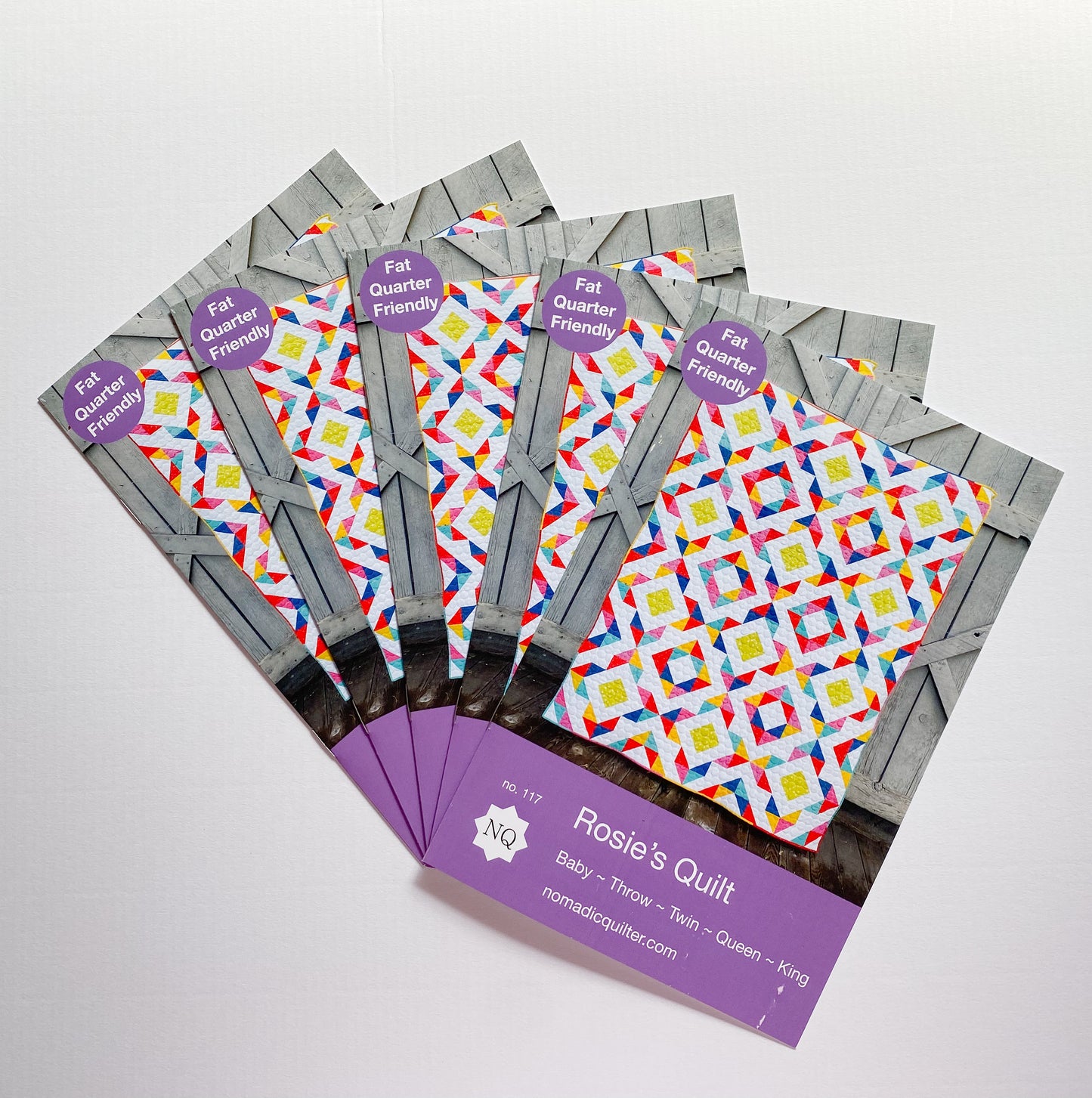 Rosie's Quilt Pattern Pack of 5 Patterns