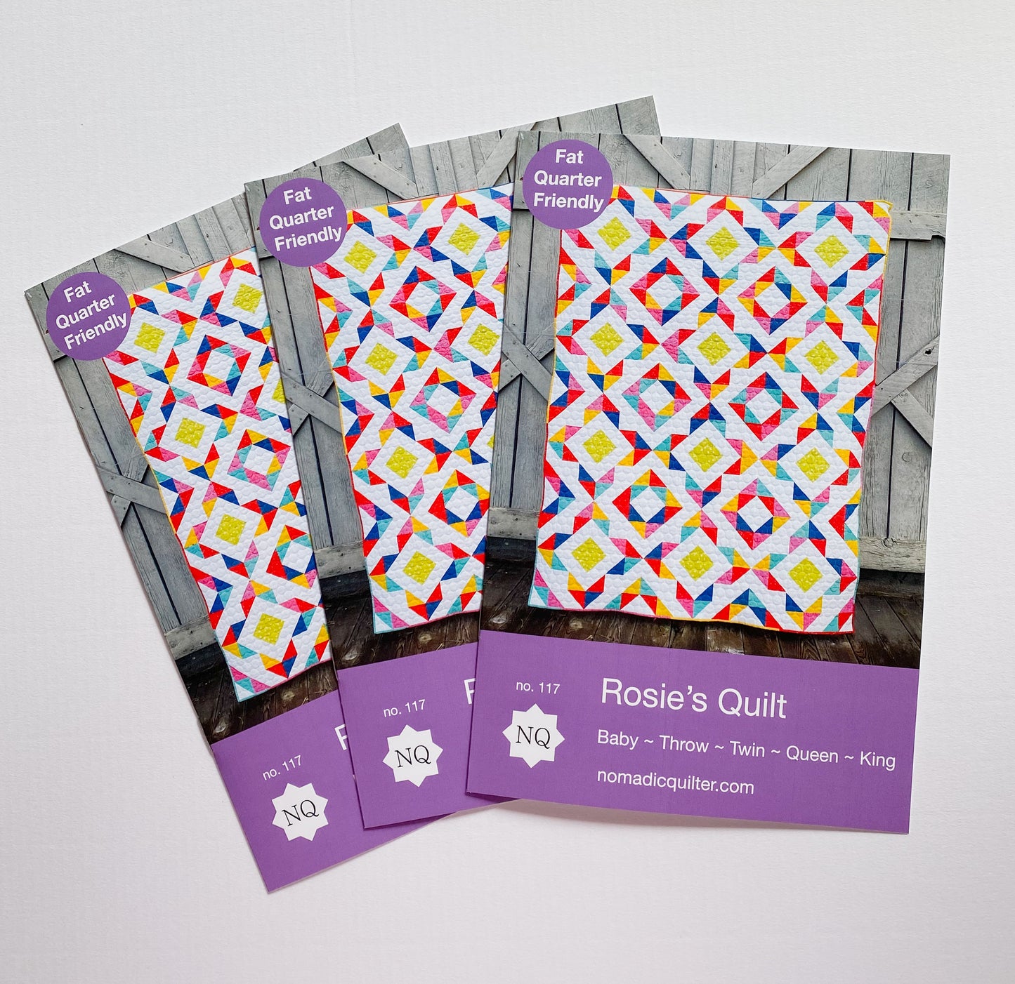 Rosie's Quilt Pattern Pack of 3 Patterns