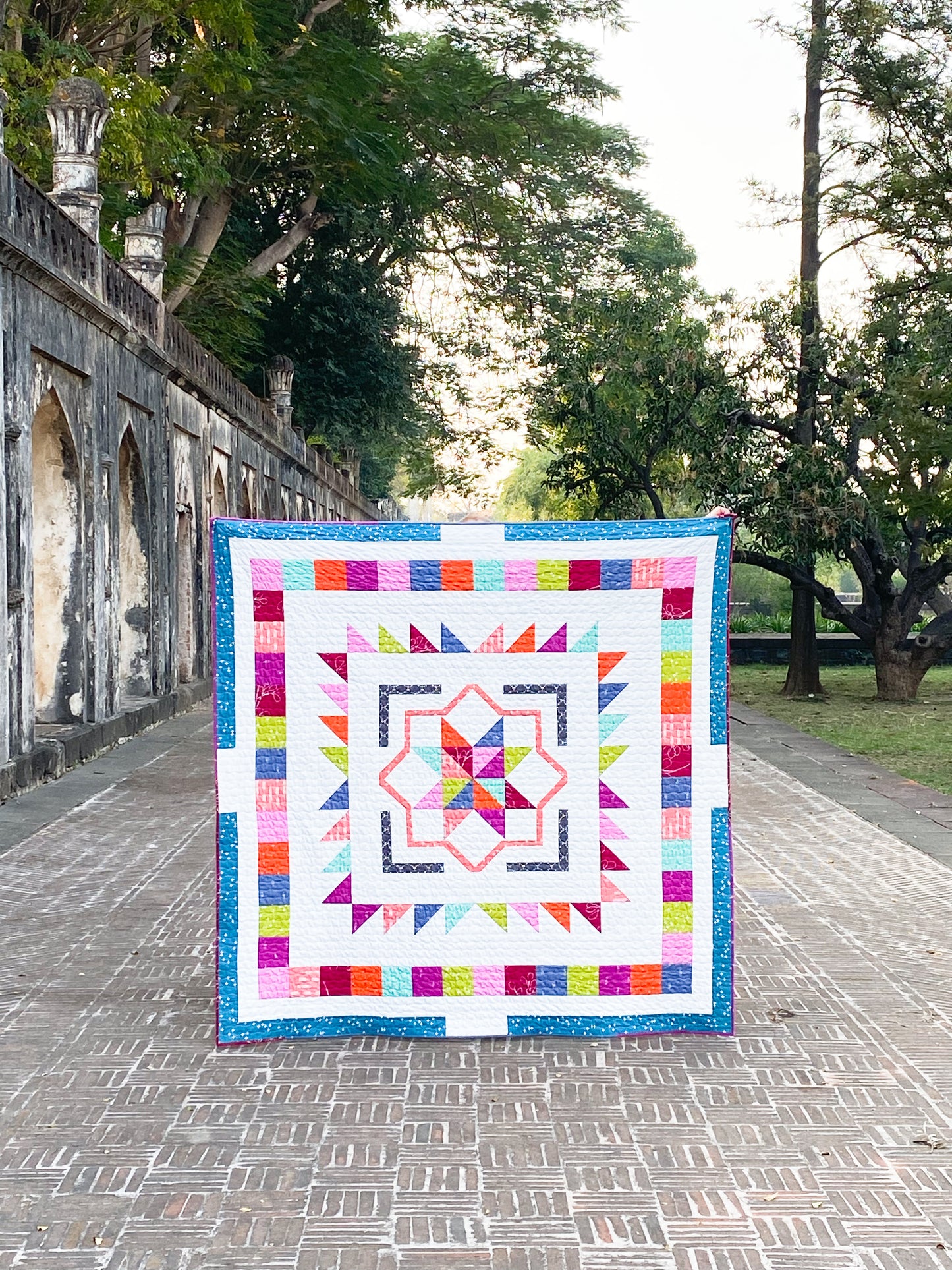 Framed Patchwork Star PDF Quilt Pattern