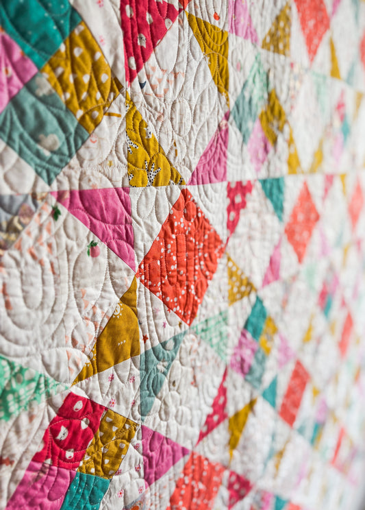 The Cutest Scrappy Samina's Star Quilt