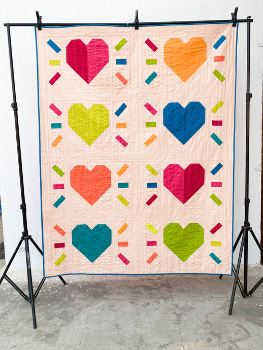 The G-Force Quilt Using Kona Solids