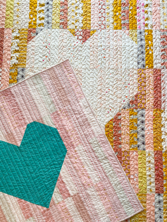 All About the Jelly Heart Quilt Pattern