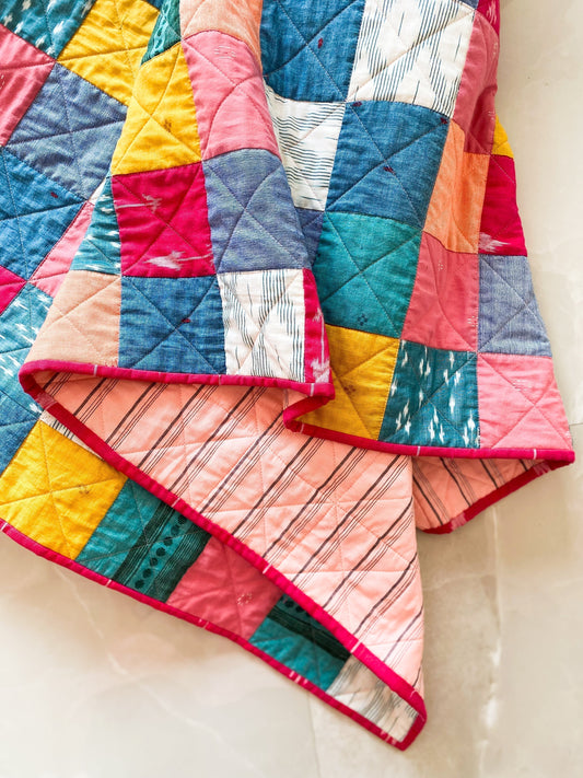 How to Baste Your Quilt Straight