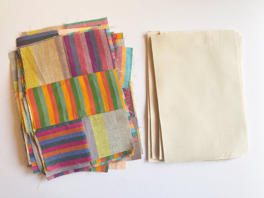 Striped Woven Fabrics Straight from India