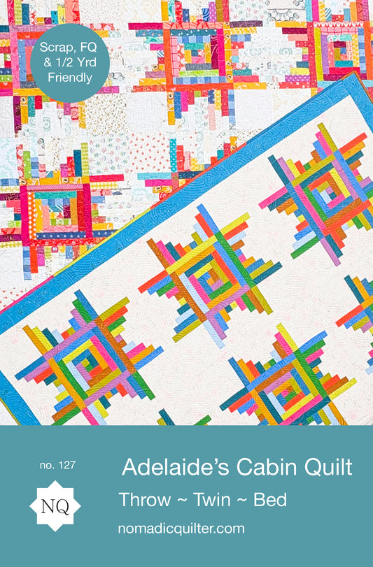 Adelaide's Cabin Paper Quilt Pattern