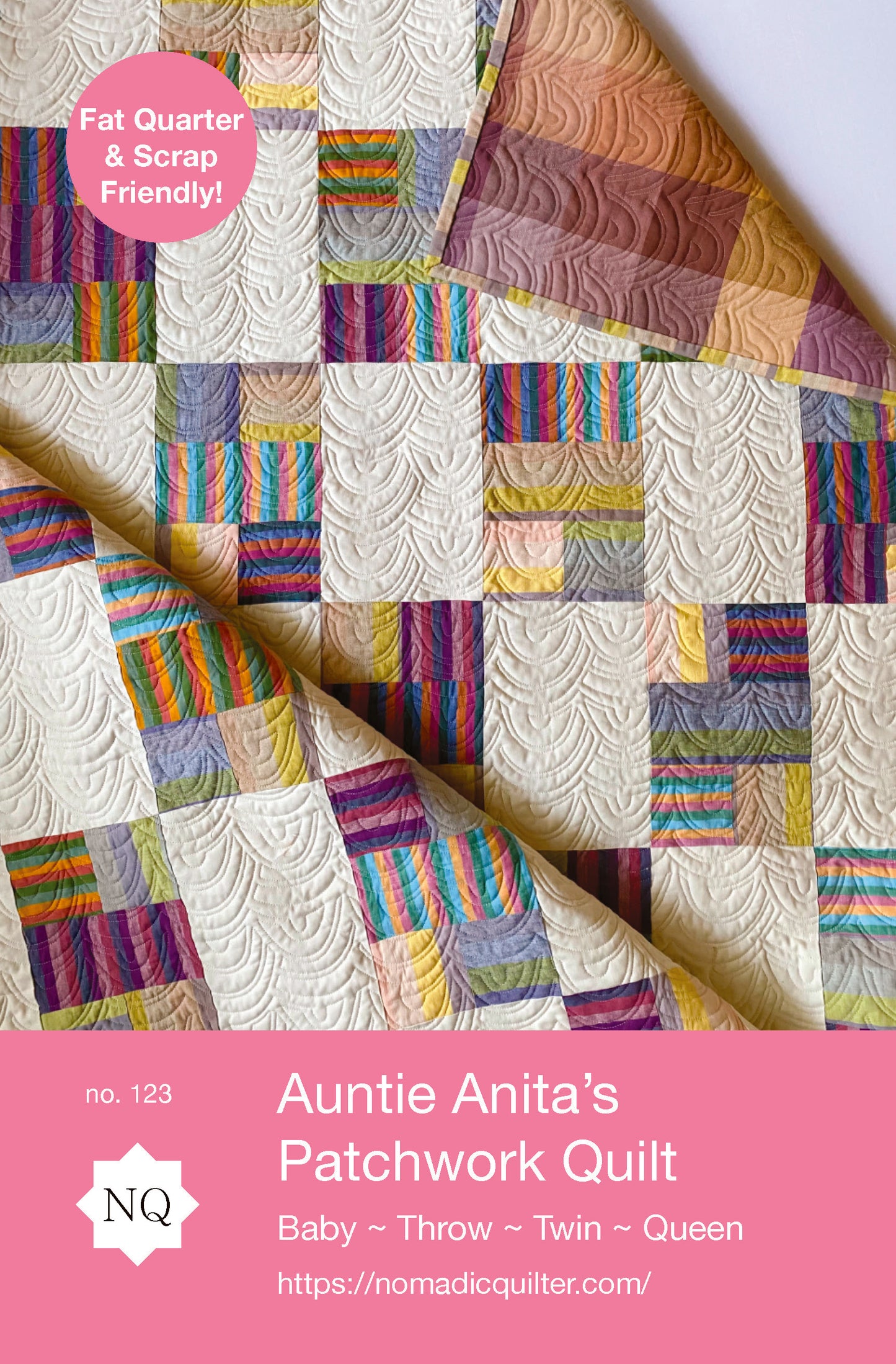 Preorder Auntie Anita's Patchwork Quilt Pattern Pack of 5