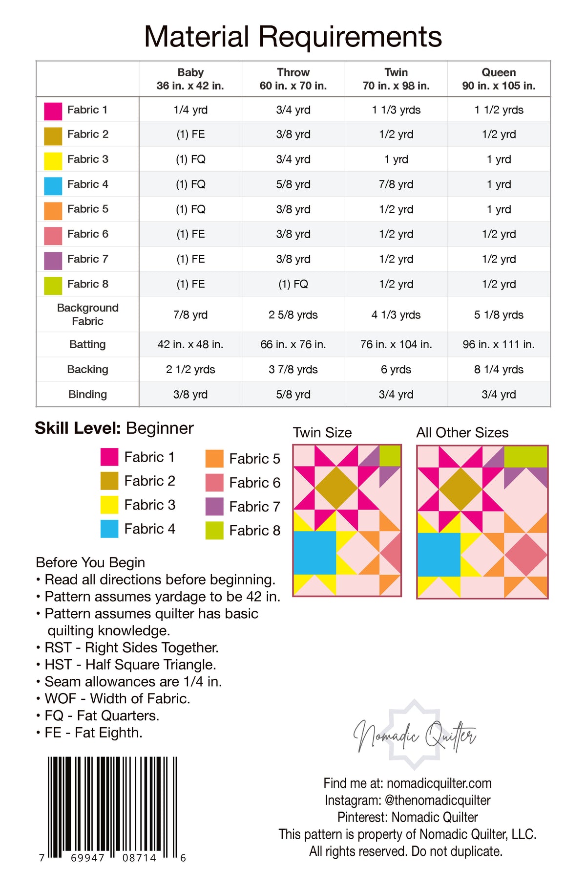 Easy Going PDF Quilt Pattern