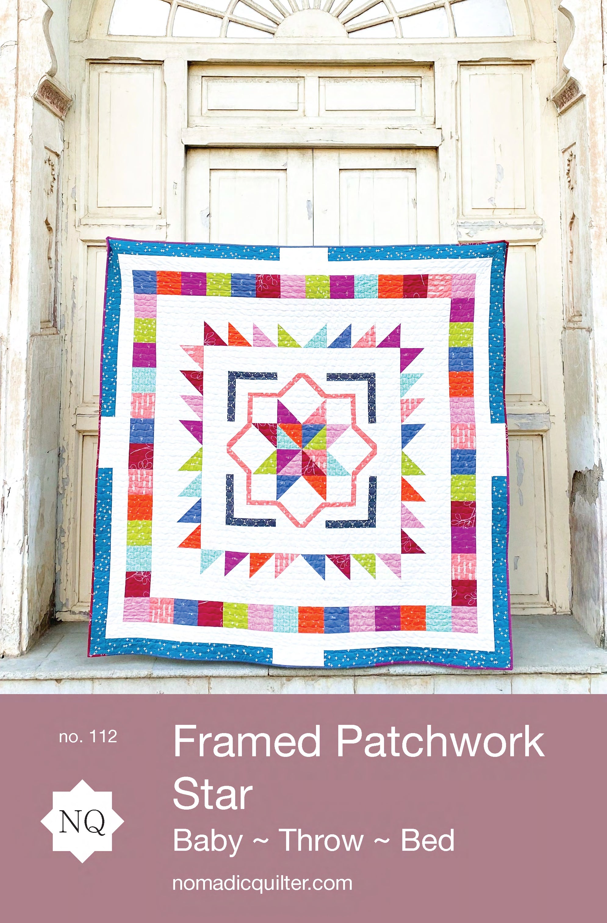 Framed Patchwork Star PDF Quilt Pattern – The Nomadic Quilter