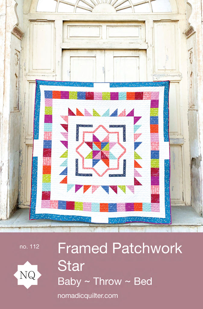 Framed Patchwork Star PDF Quilt Pattern