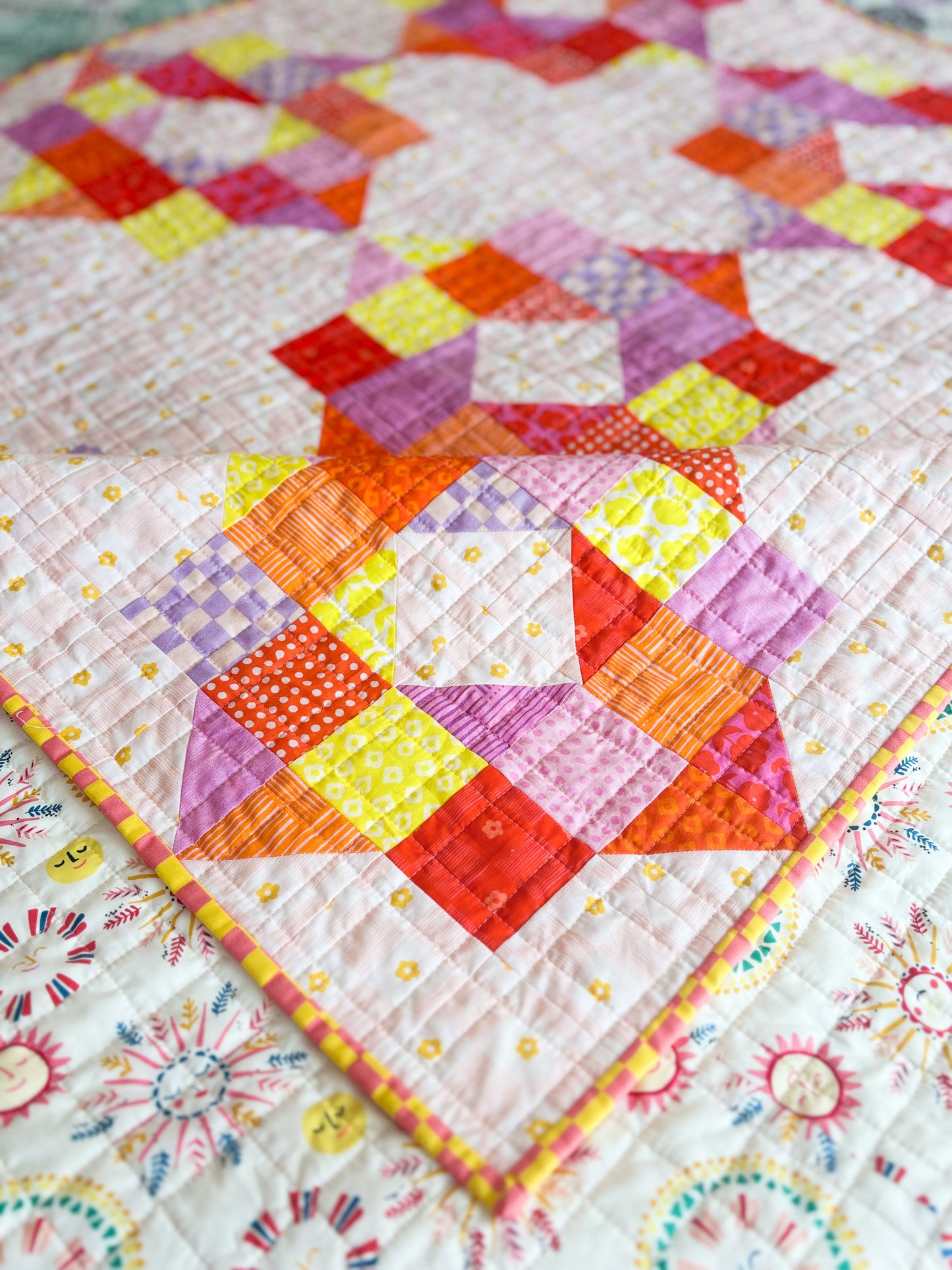 Throw Size Patchwork Jubilee