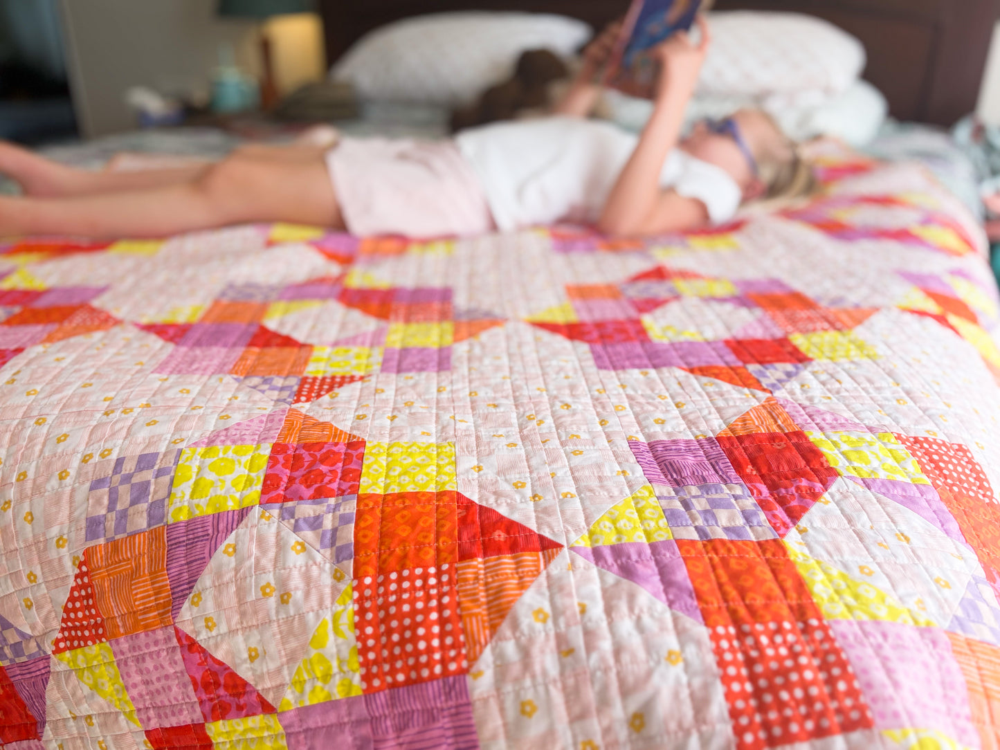 Throw Size Patchwork Jubilee