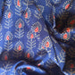 4 yards Dark Blue Hand Block Printed Fabric