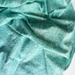 4 Yards Turquoise Indian Print Fabric