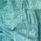 4 Yards Turquoise Indian Print Fabric