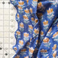 Blue Flower Backing Fabric