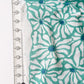 Mint Floral Backing Fabric