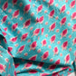 4 Yards Blue and Pink Indian Fabric