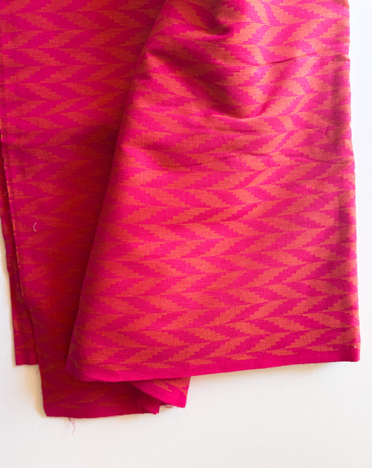 5 Yards Pink Woven Fabric