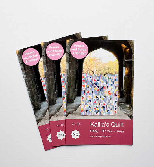 Kailia's Quilt Paper Pattern Pack of 3
