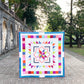 Framed Patchwork Star Paper Quilt Pattern