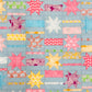 Teal Stars and Stripes Quilt