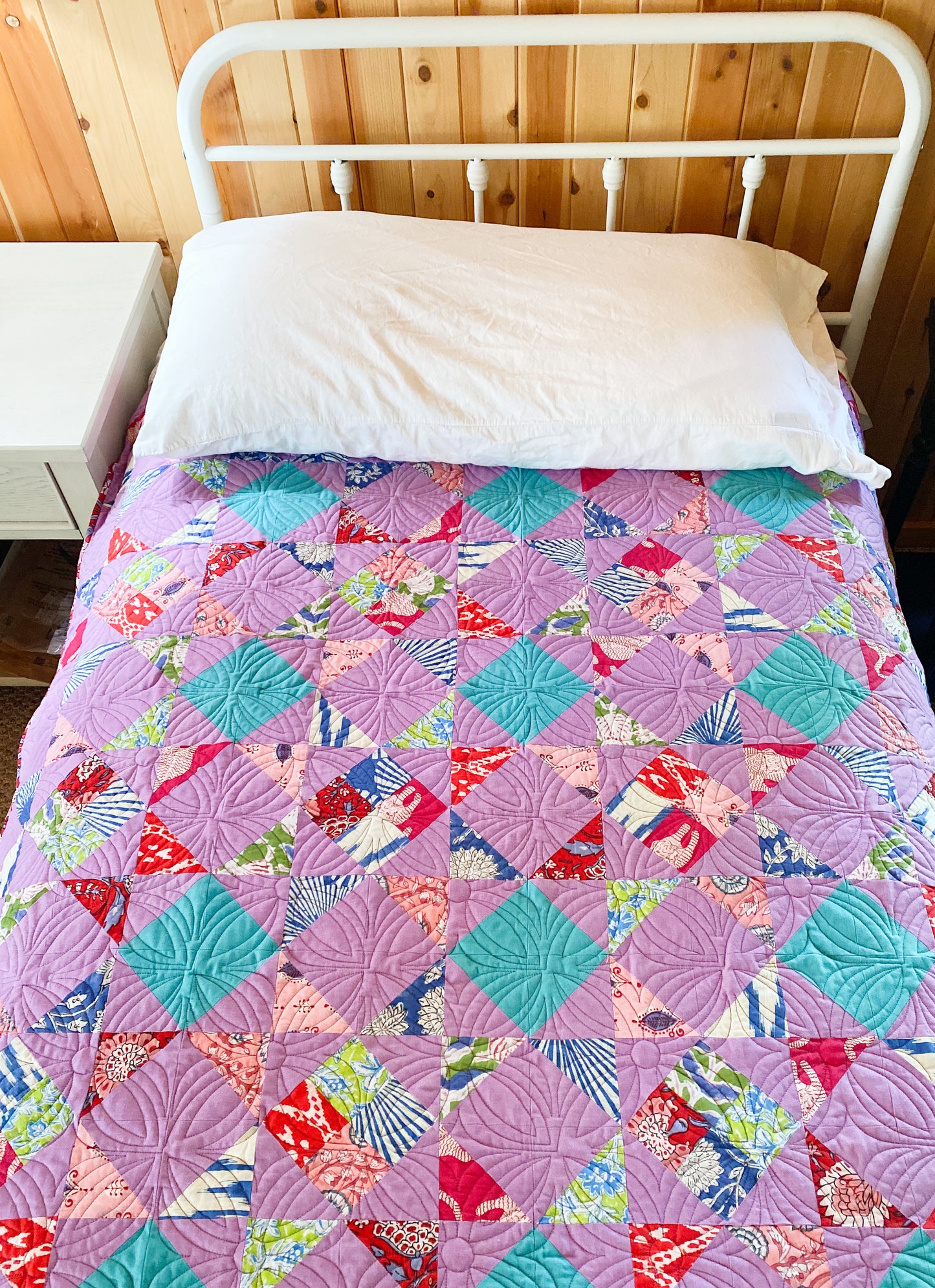 Throw Size Samina's Star Quilt