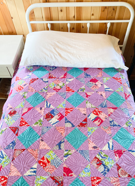 Throw Size Samina's Star Quilt