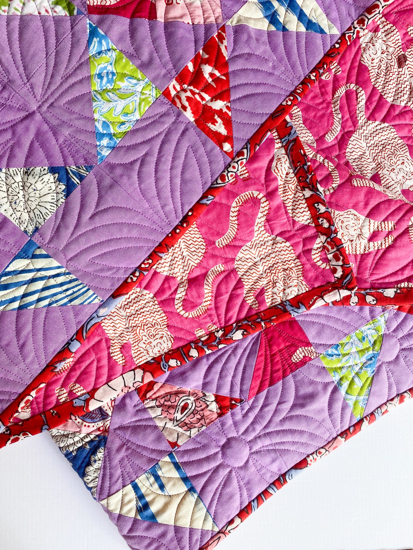 Throw Size Samina's Star Quilt