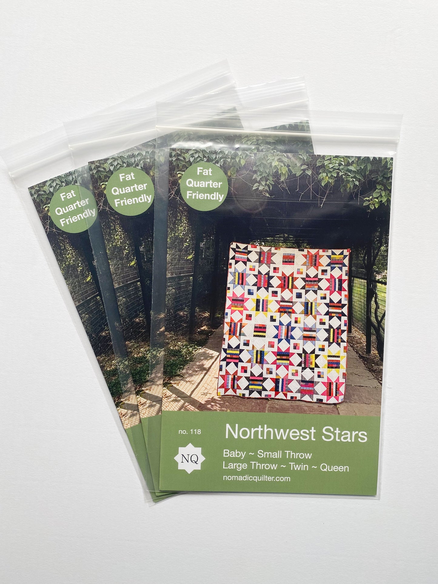 Northwest Star Quilt Pattern Pack of 3