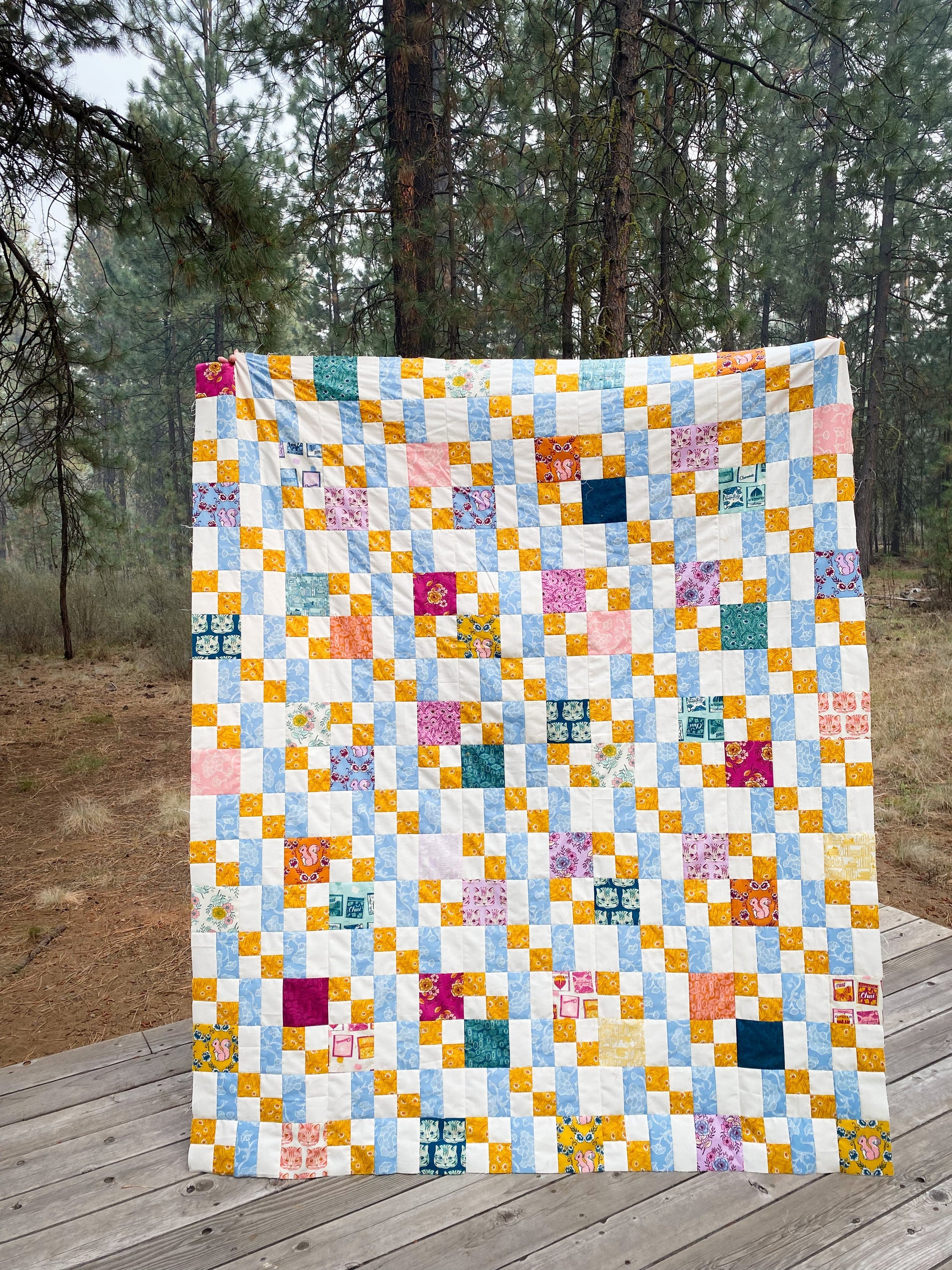Scrambled Color Pattern Slightly Scrambled Paper Pattern – The Nomadic Quilter