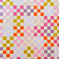 9 Patch Speckled Throw Quilt