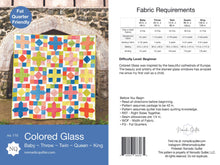 Load image into Gallery viewer, Colored Glass Quilt Pattern Pack of 3 Patterns
