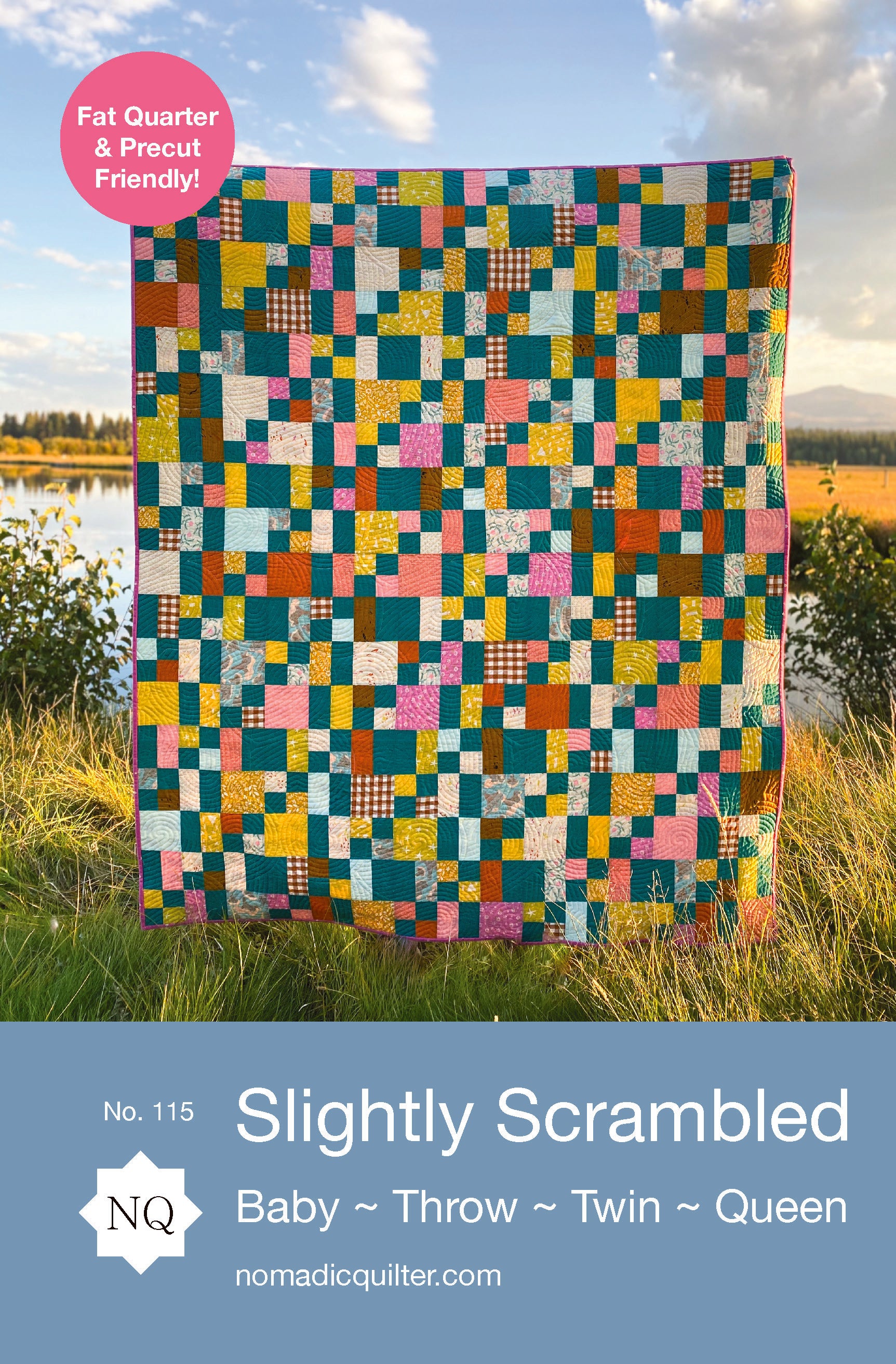 Scrambled Color Pattern Slightly Scrambled PDF Quilt Pattern — The Nomadic Quilter