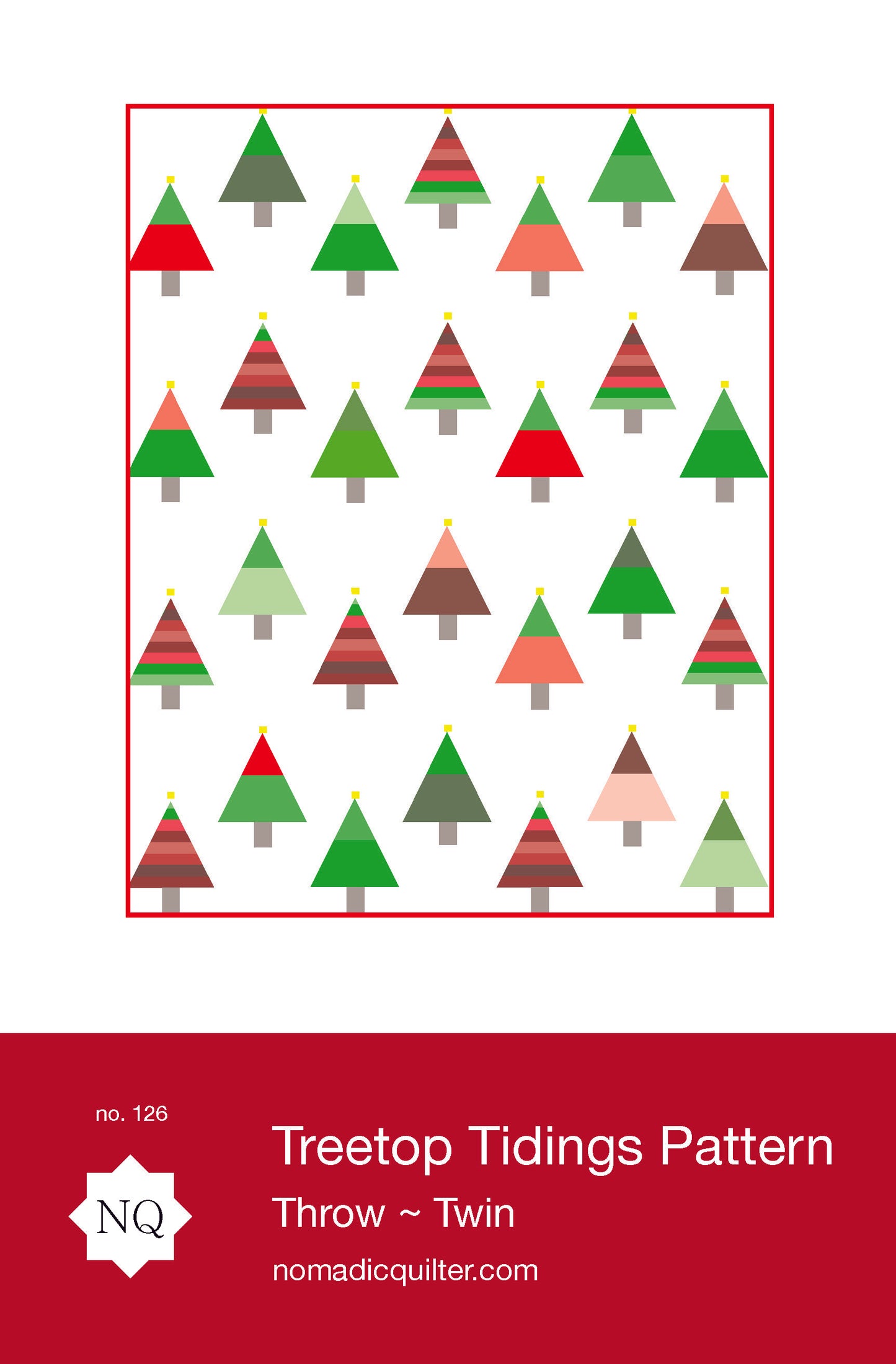 Tree Top Tidings PDF Quilt Pattern