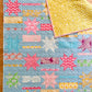Teal Stars and Stripes Quilt