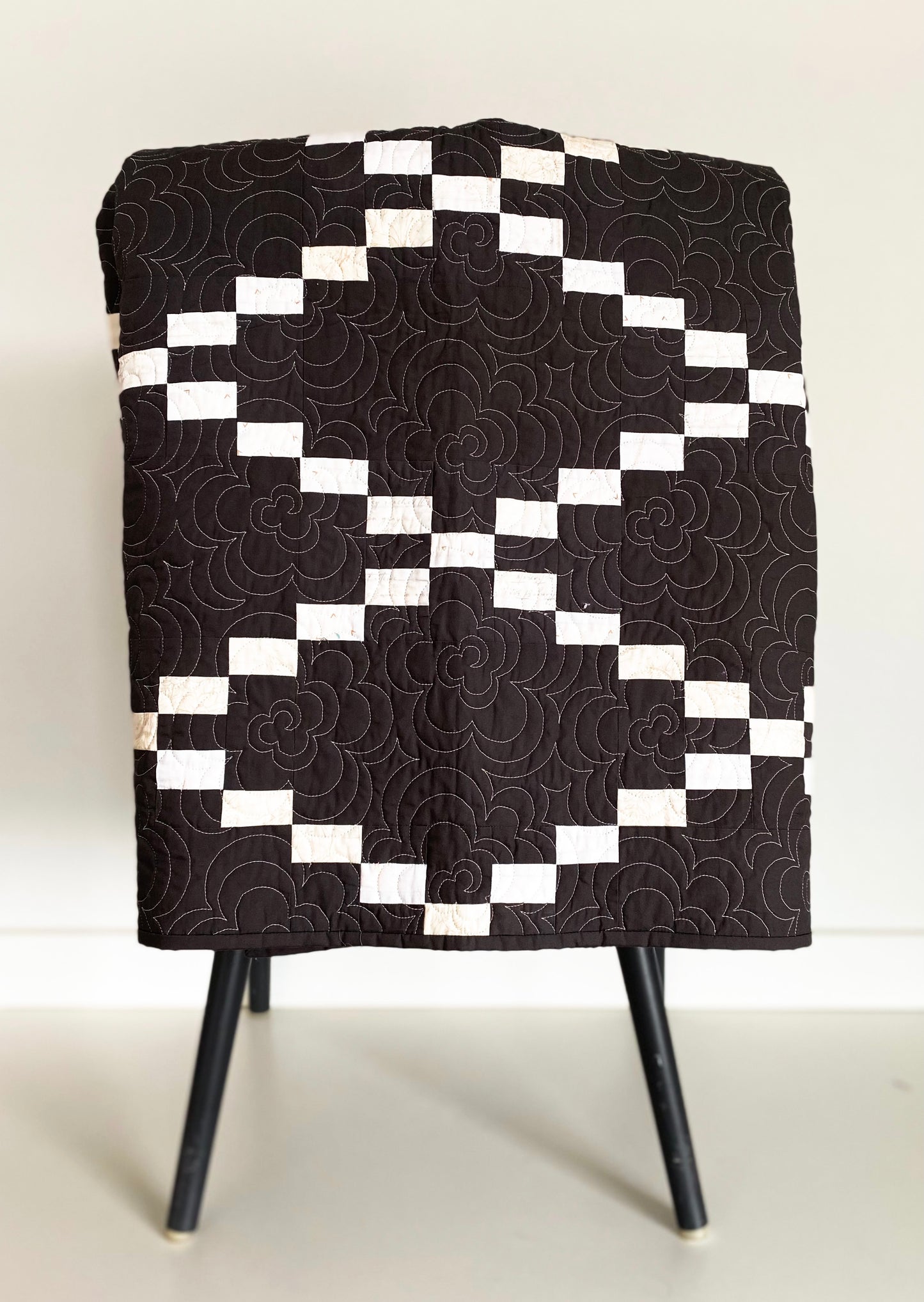 Stepwell Throw Size Handmade Quilt