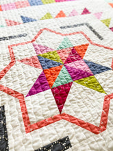 Load image into Gallery viewer, Framed Patchwork Star PDF Quilt Pattern
